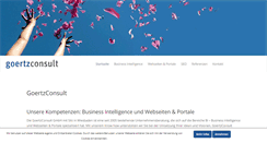 Desktop Screenshot of goertzconsult.de
