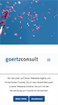 Mobile Screenshot of goertzconsult.de
